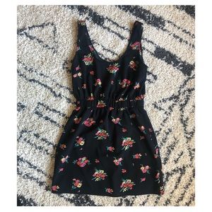ASOS Black & Bright Floral Dress